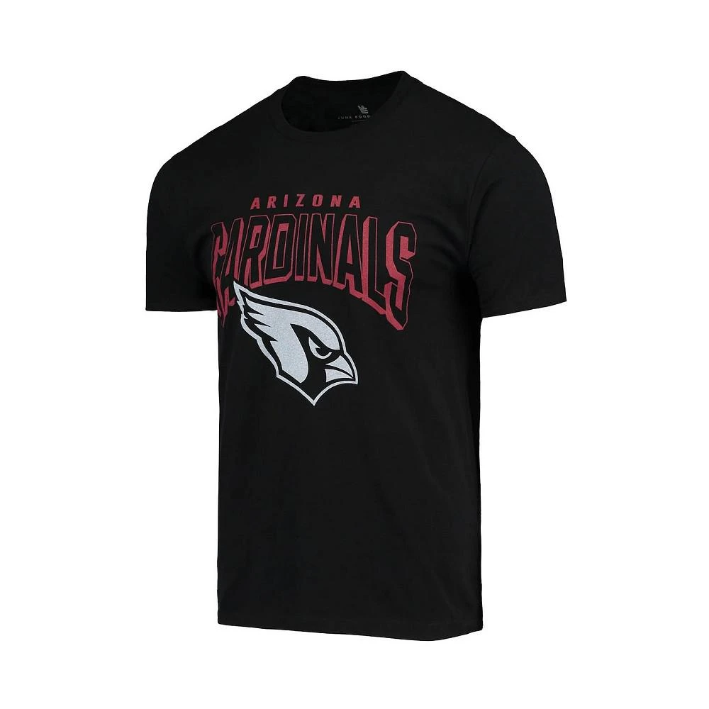 商品Junk Food|Men's Black Arizona Cardinals Bold Logo T-shirt,价格¥262,第3张图片详细描述