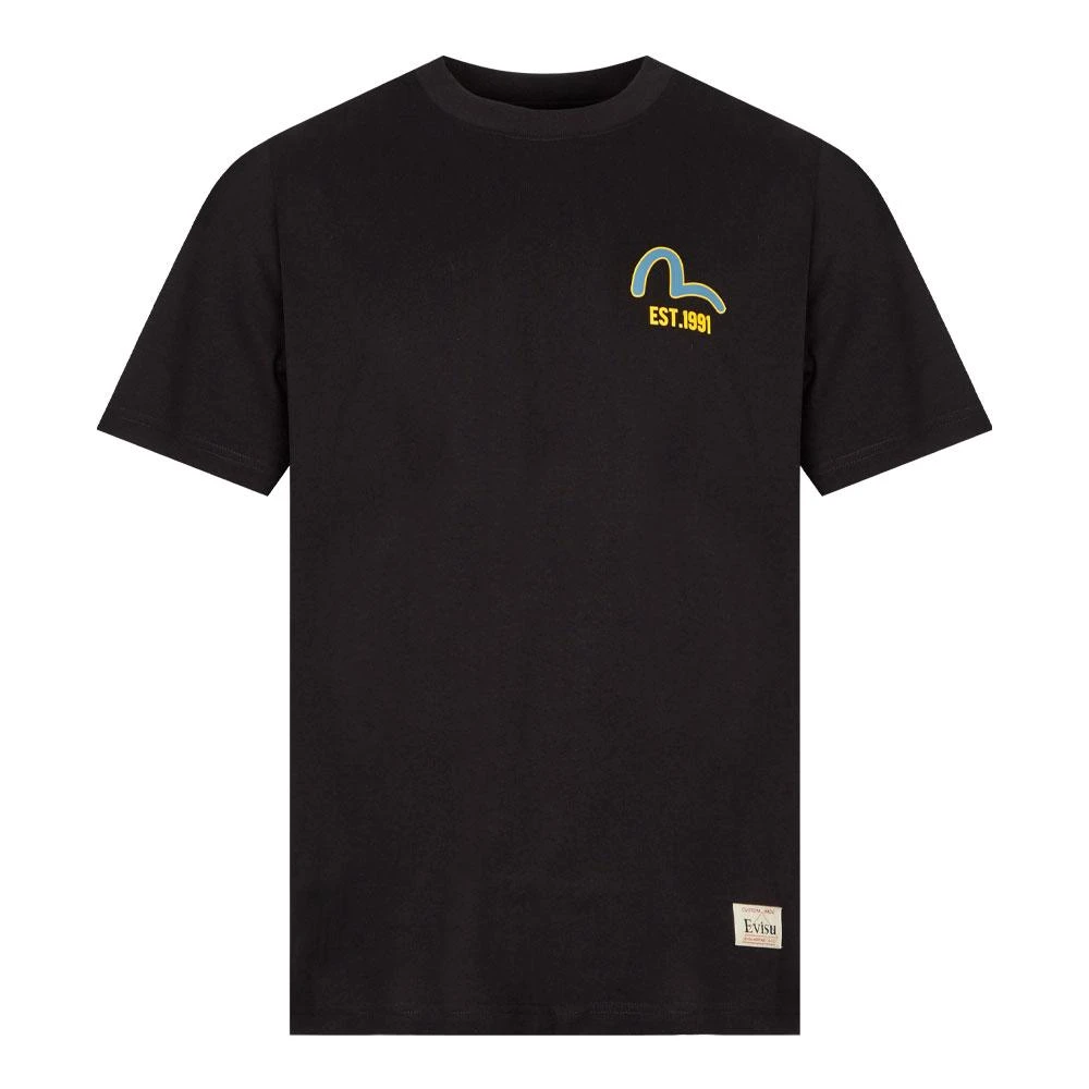 商品Evisu|Evisu Back Logo T-Shirt - Black,价格¥389,第1张图片