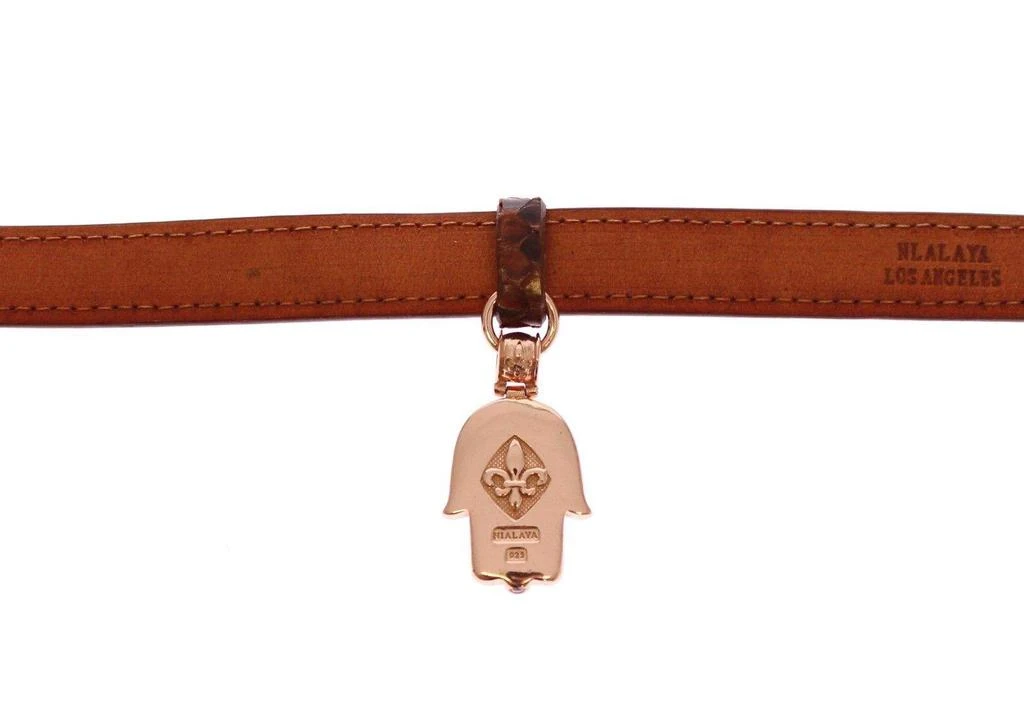 商品Nialaya|Nialaya CZ Hamsa Eye 18K Gold 925 Silver Bracelet,价格¥2466,第4张图片详细描述