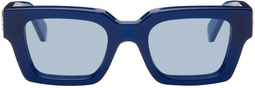 商品Off-White|Blue Virgil Sunglasses,价格¥2339,第1张图片