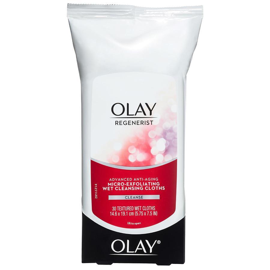 商品Olay|Micro-Exfoliating Wet Cleansing Cloths Fresh & Clean,价格¥72,第1张图片