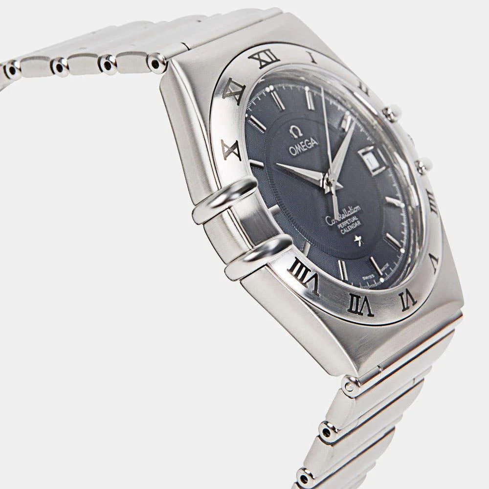 商品[二手商品] Omega|Omega Black Stainless Steel Constellation 1552.40 Men's Wristwatch 35 MM,价格¥15621,第4张图片详细描述