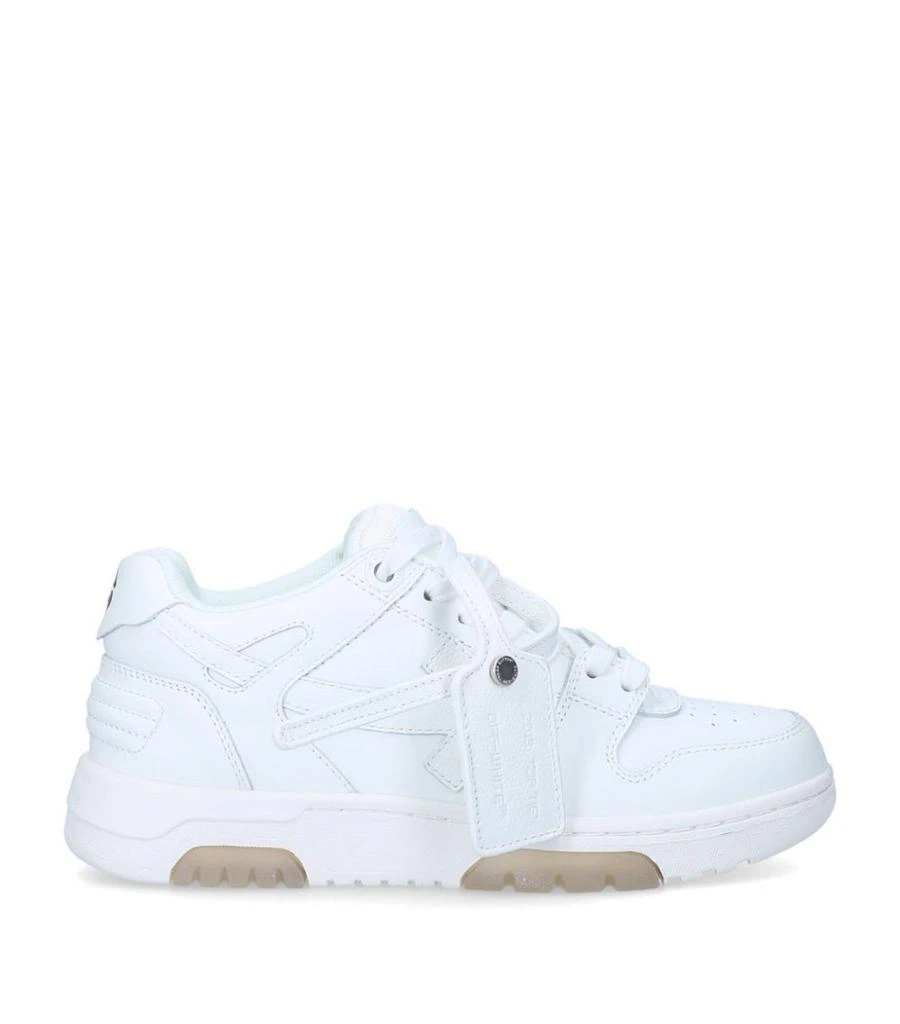 商品Off-White|Leather Out of Office Sneakers,价格¥4412,第2张图片详细描述