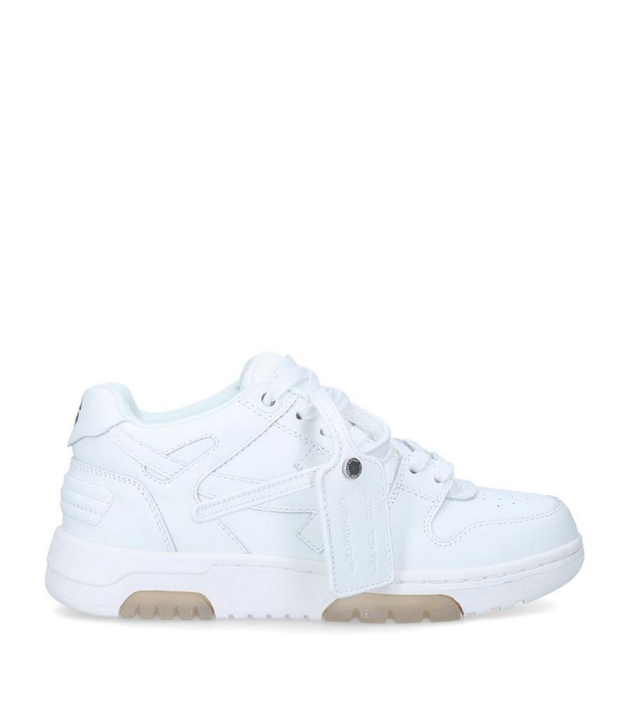 商品Off-White|Leather Out of Office Sneakers,价格¥3670,第4张图片详细描述