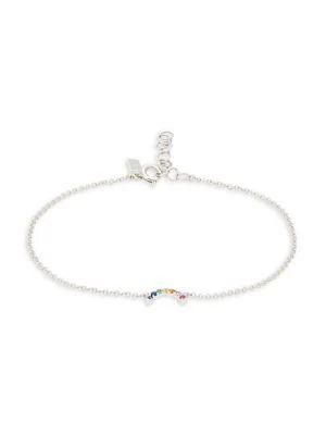 商品Effy|14K White Gold & Multi Stone Rainbow Bracelet,价格¥1190,第1张图片