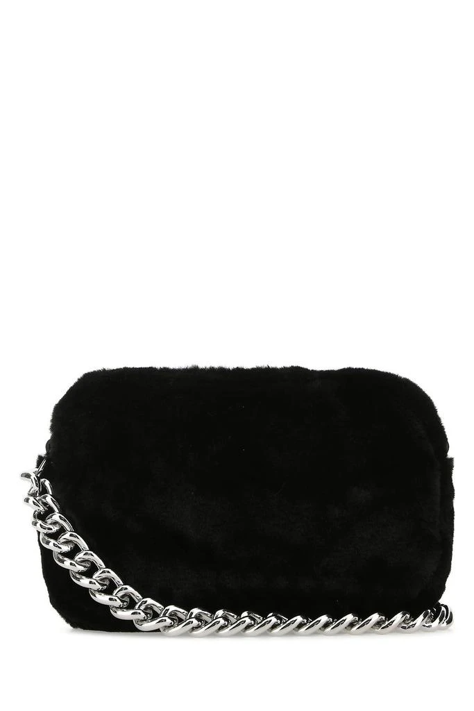 商品Marc Jacobs|Black eco fur The Plush Snapshot crossbody bag Black Marc Jacobs Donna,价格¥3783,第3张图片详细描述