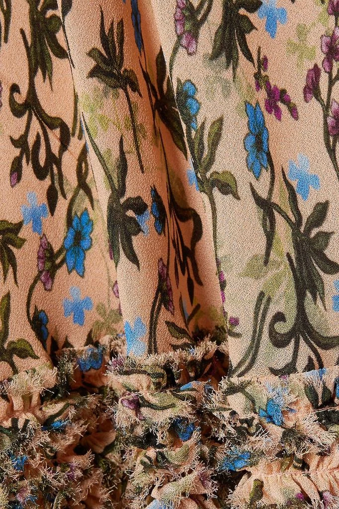 商品Chloé|Asymmetric printed crepe midi skirt,价格¥4796,第5张图片详细描述