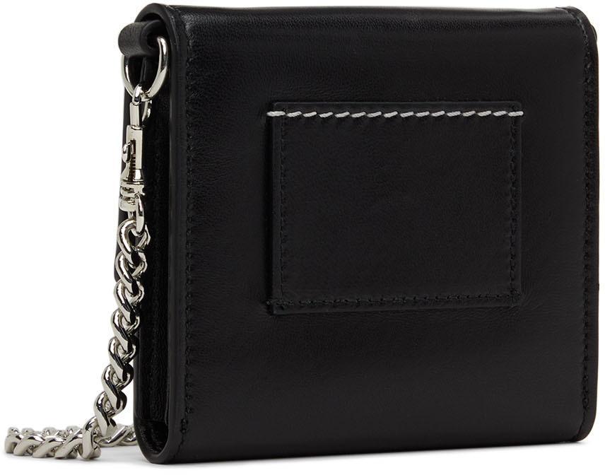 商品MAISON MARGIELA|Black Chain Wallet Bag,价格¥2403,第5张图片详细描述