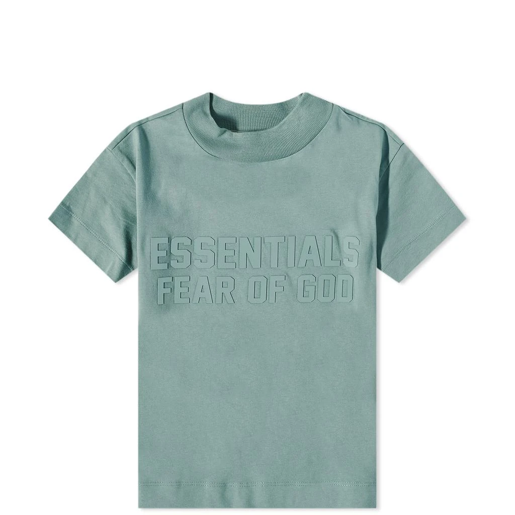 商品Essentials|Fear of God ESSENTIALS Kids Crew Neck T-Shirt - Sycamore,价格¥200,第1张图片