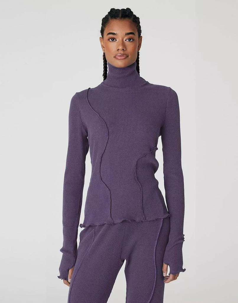 商品Madewell|Back Beat Co. Hemp Rib Turtleneck,价格¥591,第1张图片