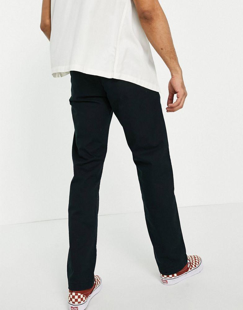 Vans Authentic chino pro trousers in black商品第2张图片规格展示