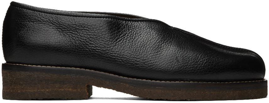 Black Piped Loafers商品第1张图片规格展示