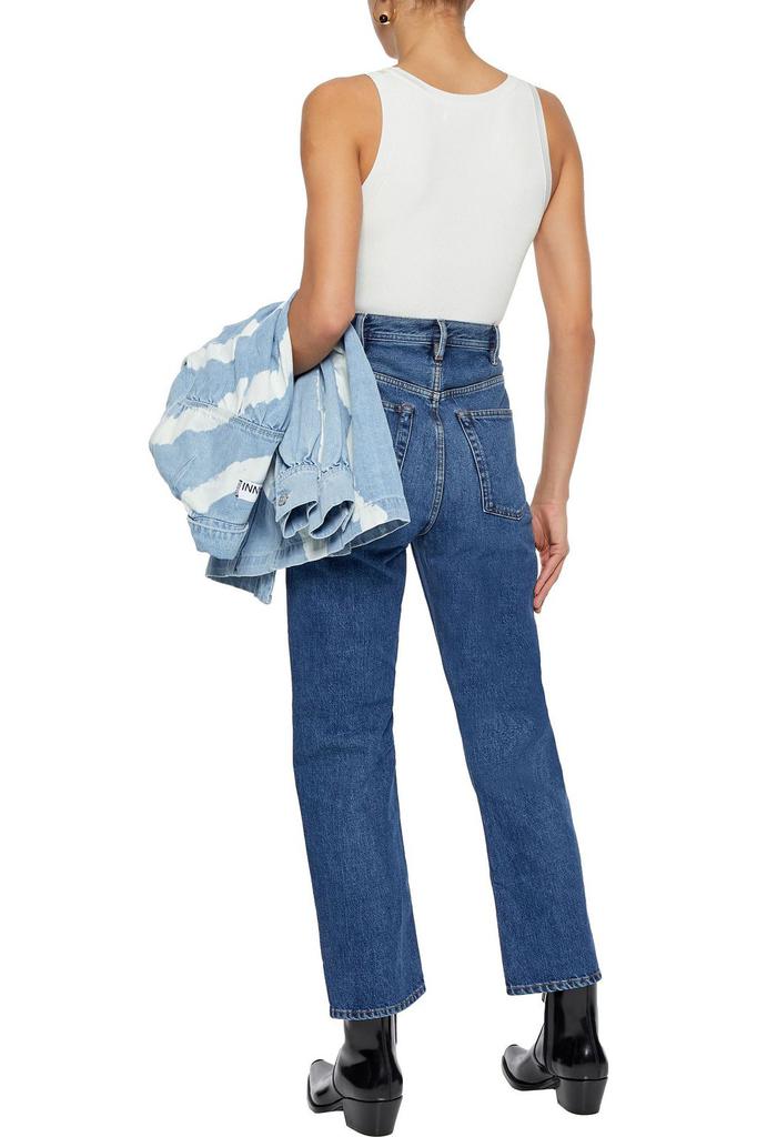 High-rise straight-leg jeans商品第3张图片规格展示