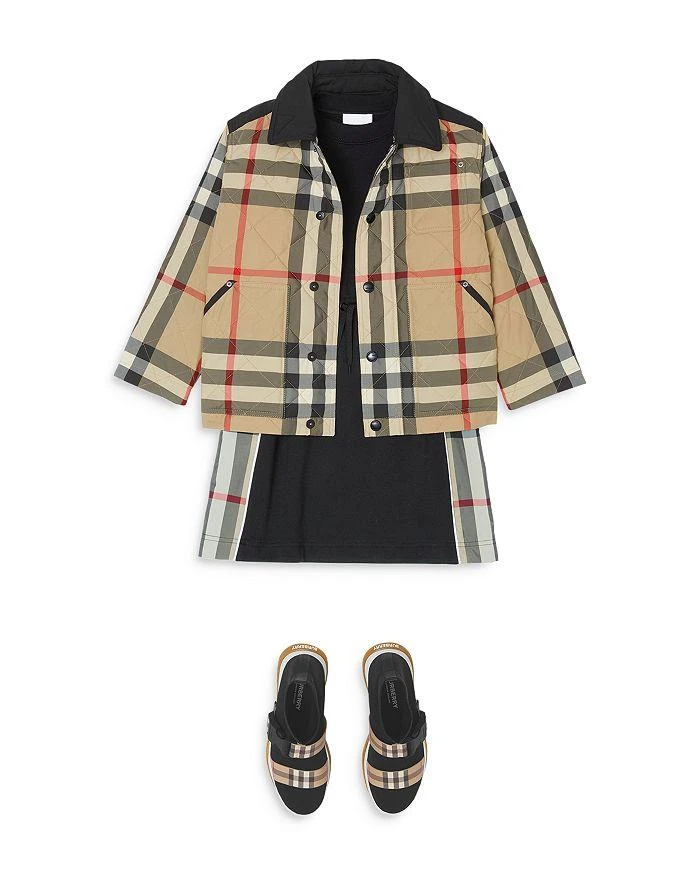 商品Burberry|Unisex Renfred Quilted Vintage Check Jacket - Little Kid, Big Kid,价格¥4664,第5张图片详细描述