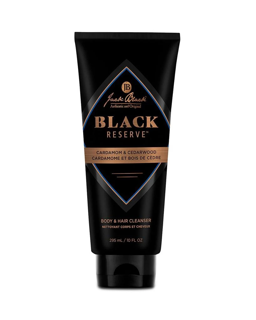 商品Jack Black|Black Reserve Body & Hair Cleanser - Cardamom & Cedarwood 10 oz.,价格¥180,第1张图片详细描述