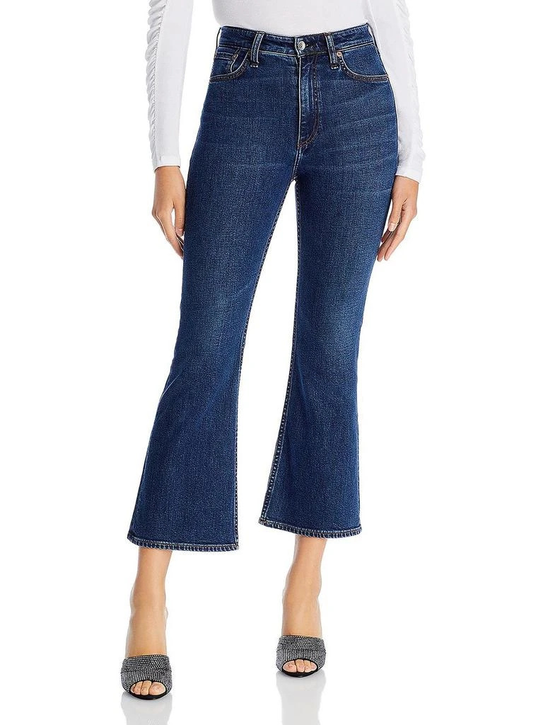 商品Rag & Bone|Casey Womens High Rise Ankle Flare Jeans,价格¥391,第1张图片
