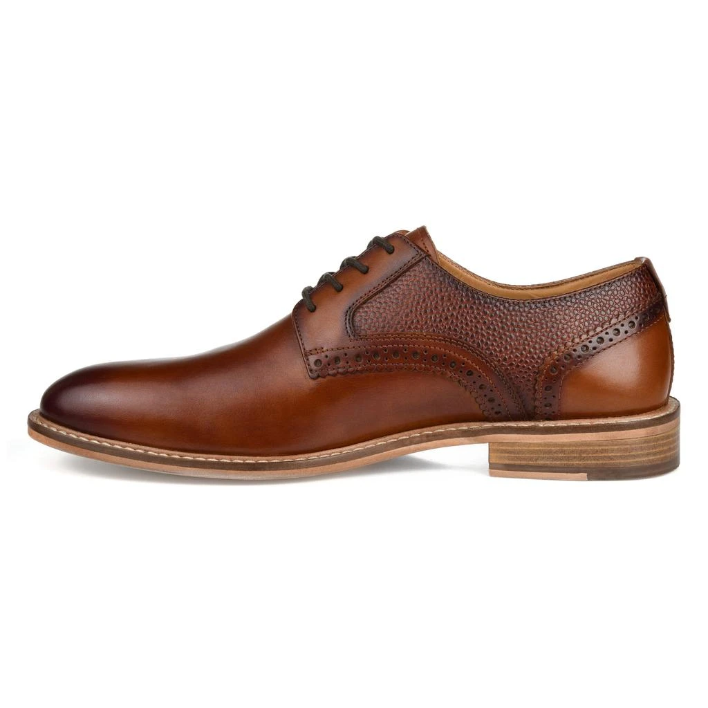 商品Thomas & Vine|Clayton Wide Width Plain Toe Brogue Derby,价格¥256,第2张图片详细描述