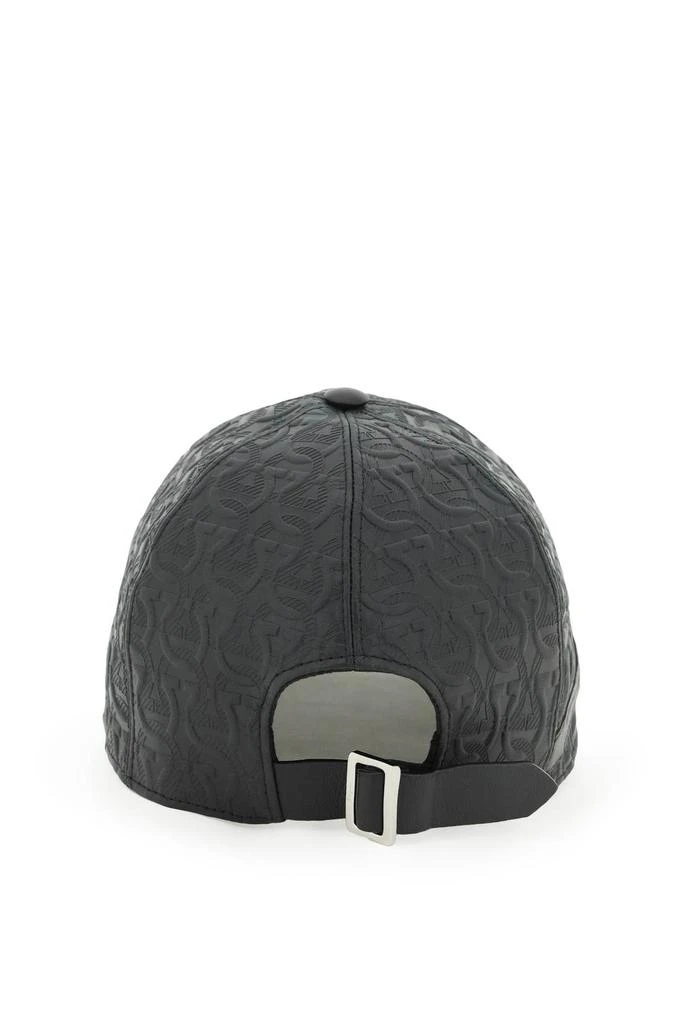 商品Salvatore Ferragamo|EMBOSSED LEATHER BASEBALL CAP,价格¥2310,第3张图片详细描述