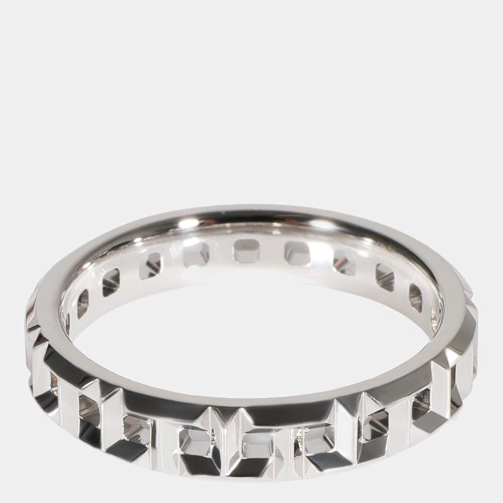 Tiffany & Co. Tiffany T True 18K White Gold Ring EU 48商品第2张图片规格展示