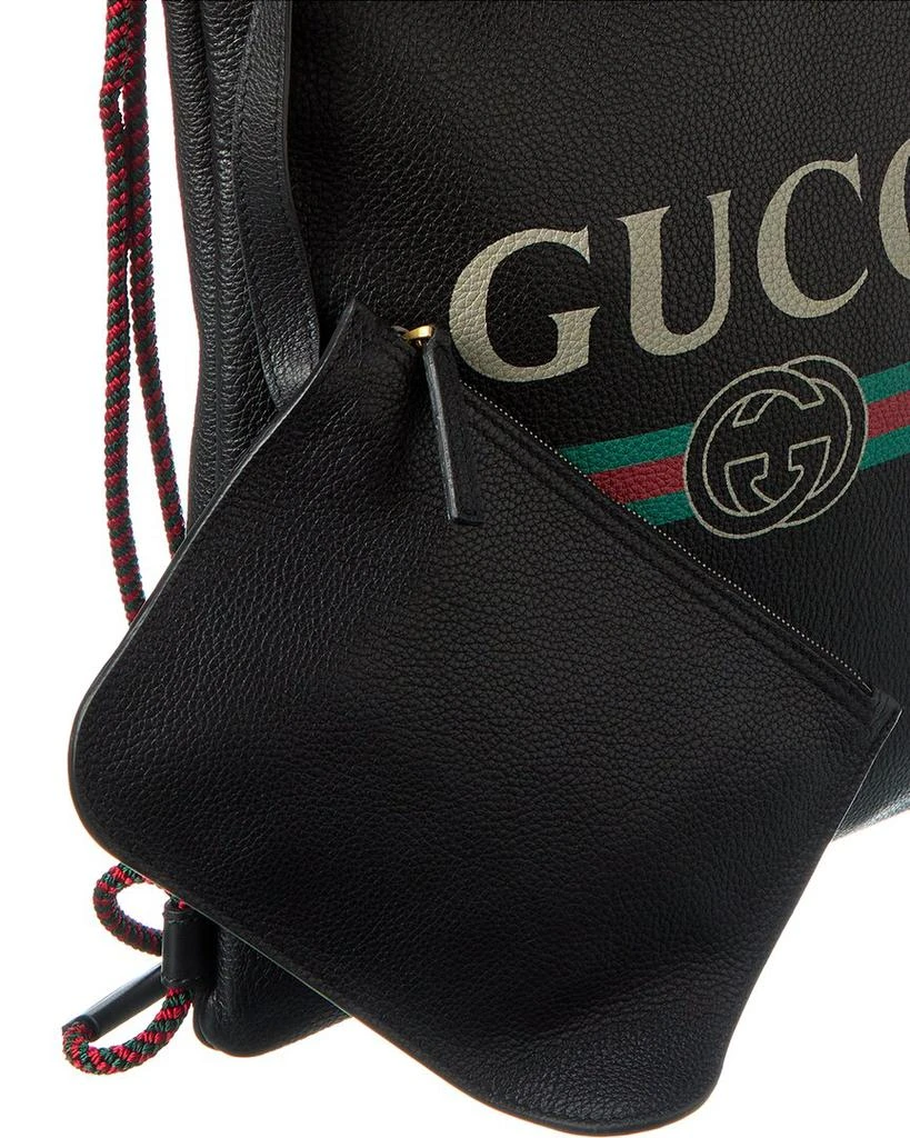 商品Gucci|Gucci Drawstring Leather Backpack,价格¥7641,第4张图片详细描述