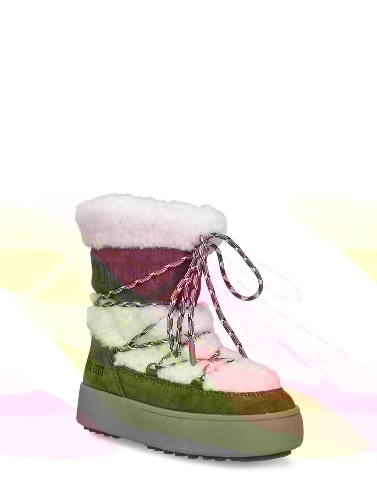 商品Moon Boot|Shearling & Suede Ankle Snow Boots,价格¥1714,第2张图片详细描述