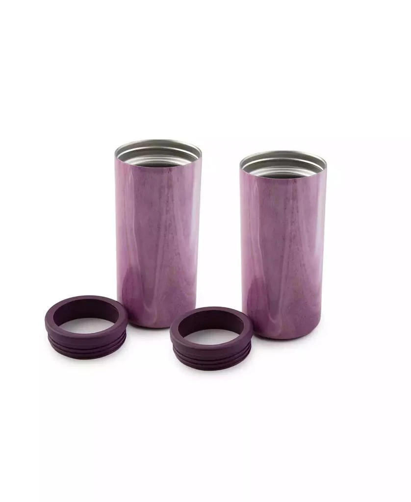 Insulated Garnet Pink Geode Slim Can Coolers, 2 Pack 商品