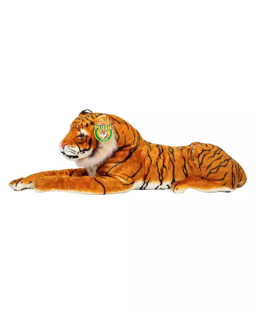 商品Melissa & Doug|Melissa & Doug Giant Tiger - Lifelike Stuffed Animal, Over 5 Feet Long (Includes Tail),价格¥751,第2张图片详细描述