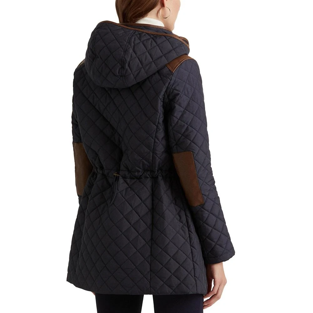 商品Ralph Lauren|女式 绗缝带帽风衣夹克,价格¥1322,第2张图片详细描述