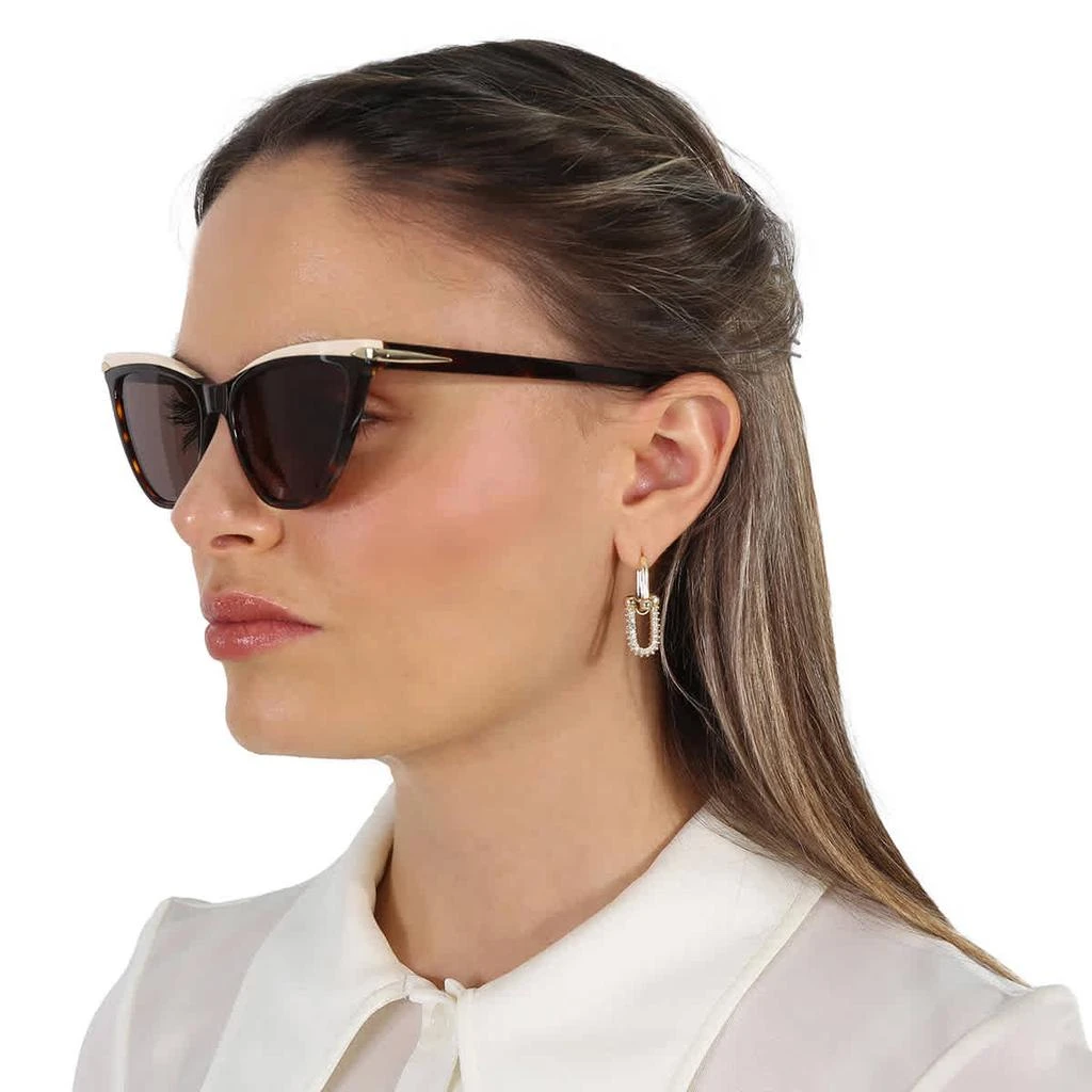 商品Rag & Bone|Brown Cat Eye Ladies Sunglasses RNB1021/S 0086/70 55,价格¥266,第2张图片详细描述