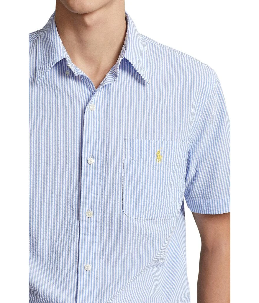 商品Ralph Lauren|Prepster Classic Fit Seersucker Shirt,价格¥933,第3张图片详细描述
