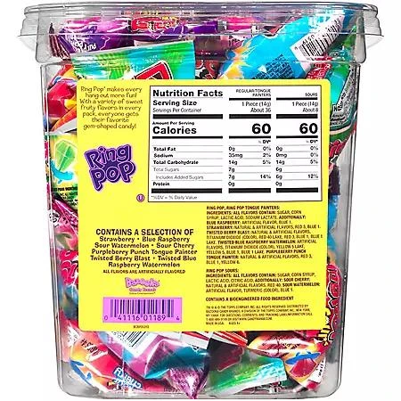 商品Ring Pop|Ring Pop Variety Pack, 0.5 oz., 44 pk.,价格¥125,第4张图片详细描述