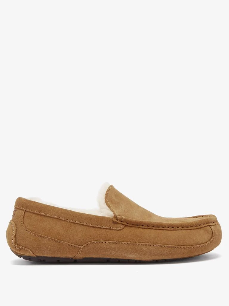 商品UGG|Ascot wool-lined suede slippers,价格¥1288,第1张图片