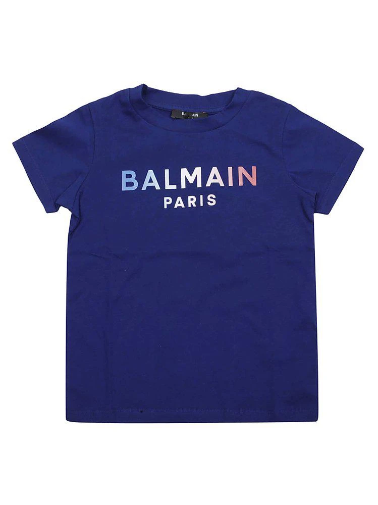 商品Balmain|Balmain Kids Logo Printed Crewneck T-Shirt,价格¥1273,第1张图片