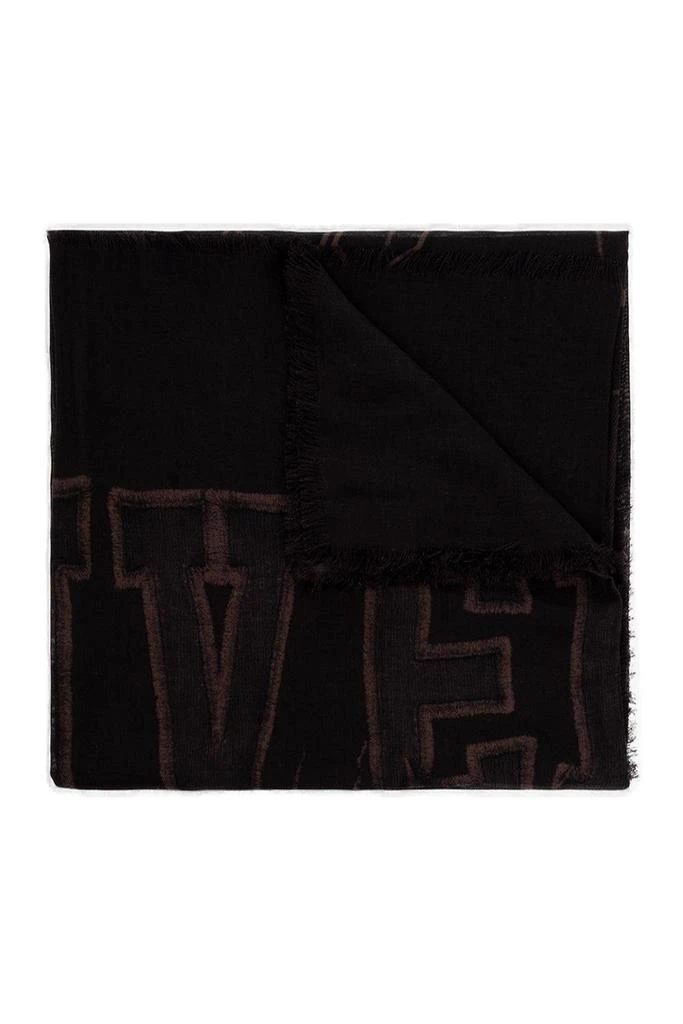 商品Givenchy|Givenchy Logo-Pattern Raw-Cut Edges Detailed Scarf,价格¥1783,第1张图片