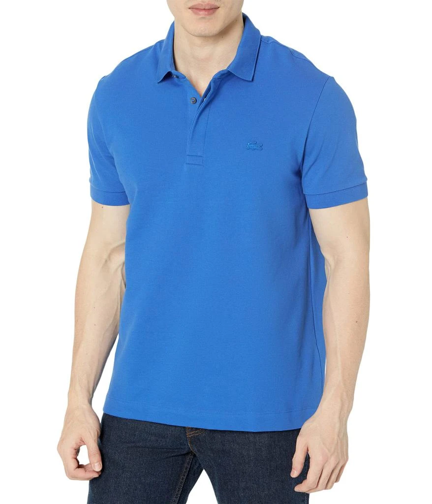 商品Lacoste|Short Sleeve Solid Stretch Pique Regular,价格¥663,第1张图片