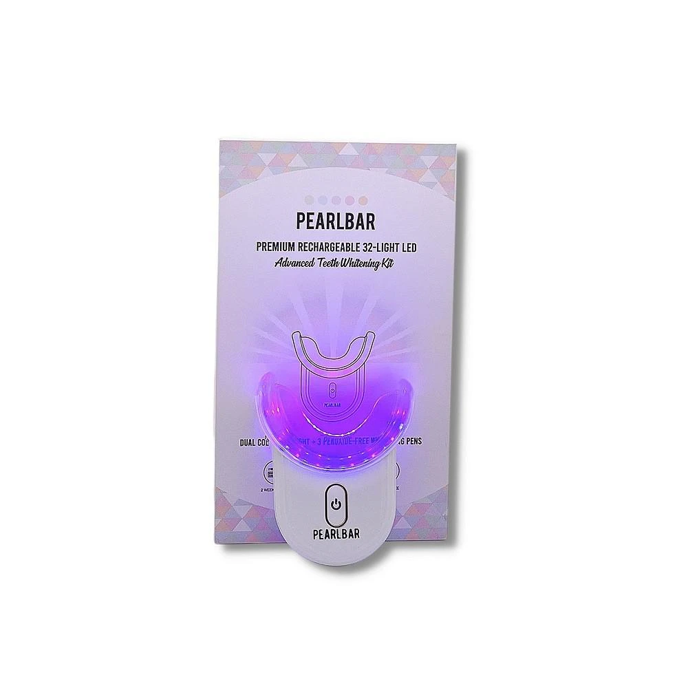 商品PearlBar|32-Light Peroxide-Free Teeth Whitening Kit with Rechargeable LED Light, USB Charging Cable and 3 Whitening Pens,价格¥748,第4张图片详细描述