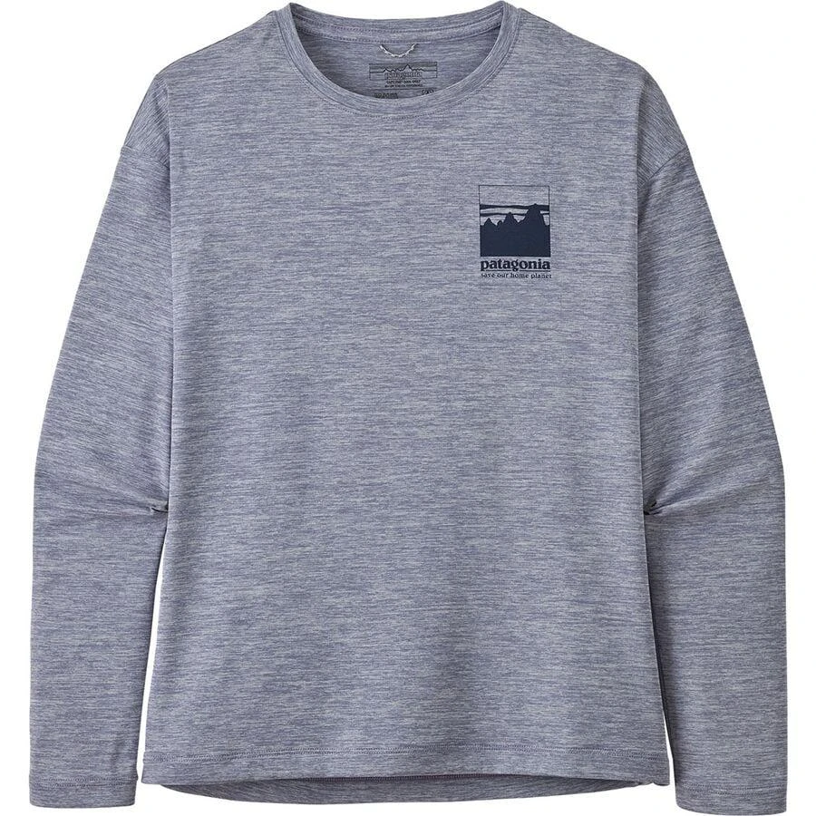 商品Patagonia|Capilene Cool Daily Long-Sleeve T-Shirt - Girls',价格¥133,第1张图片