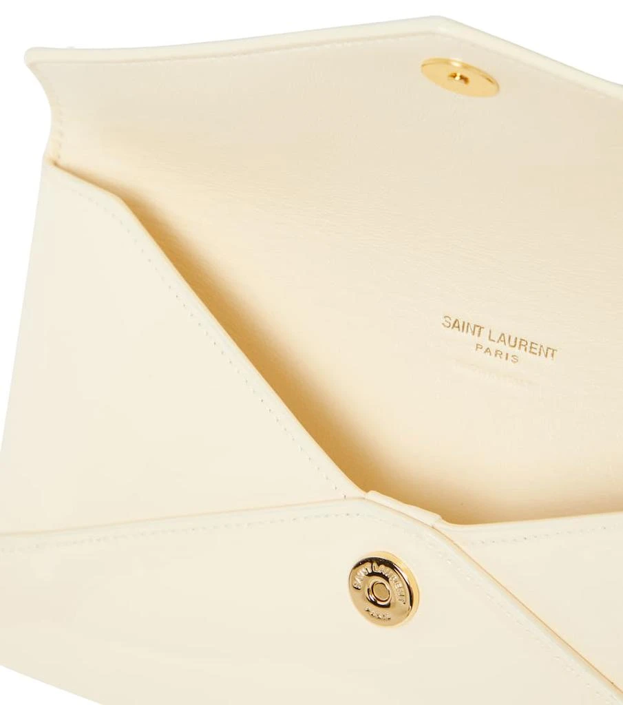 商品Yves Saint Laurent|Paloma leather envelope clutch,价格¥4501,第3张图片详细描述