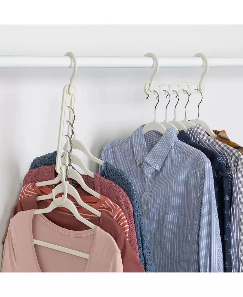商品Honey Can Do|Cascading Collapsible Plastic Hangers, 20 pack,价格¥456,第1张图片