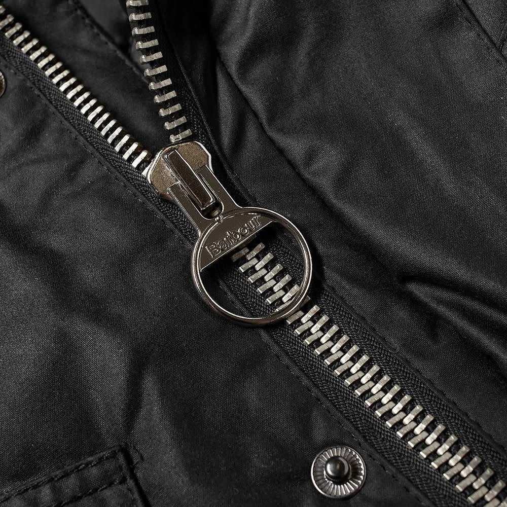 商品Barbour|Barbour International Duke Wax Jacket,价格¥1141,第5张图片详细描述