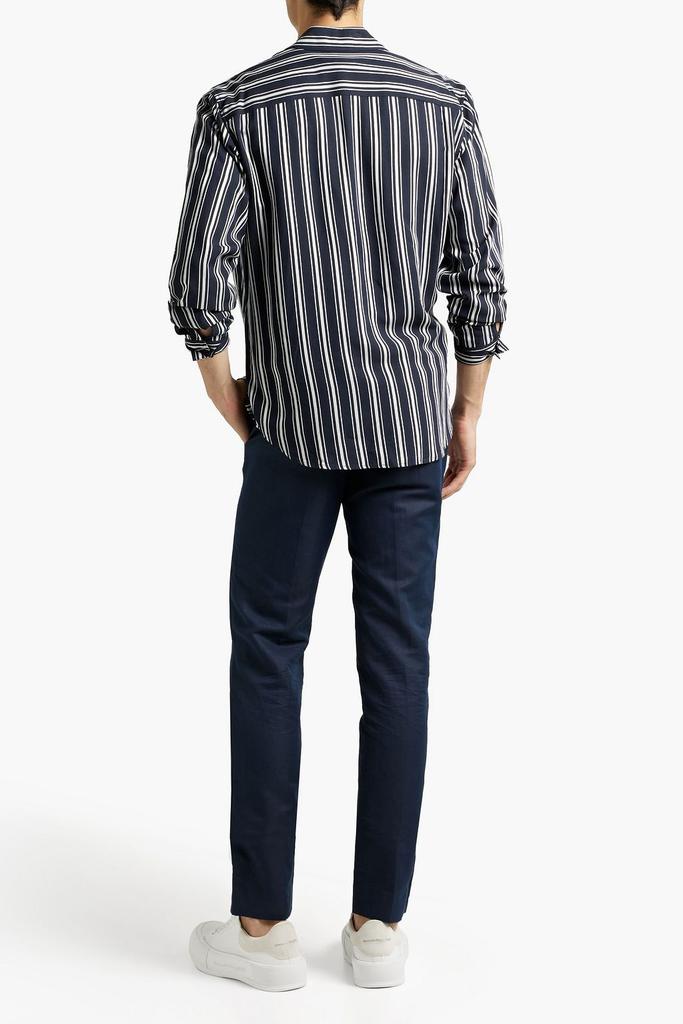 Striped twill shirt商品第3张图片规格展示