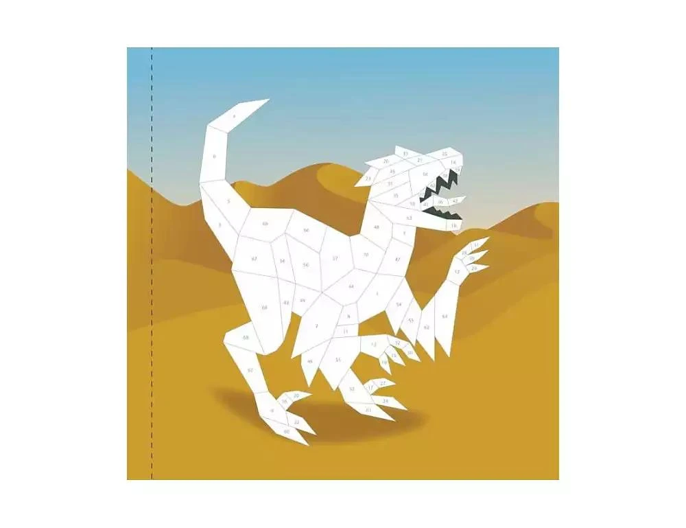 商品Barnes & Noble|Paint by Sticker Kids- Dinosaurs by Workman Publishing,价格¥82,第3张图片详细描述