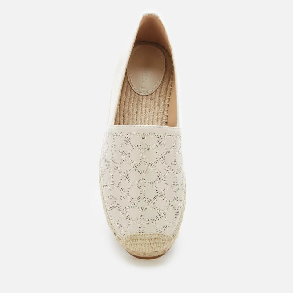 商品Coach|COACH WOMEN'S CARLEY ESPADRILLES - CHALK,价格¥629,第3张图片详细描述