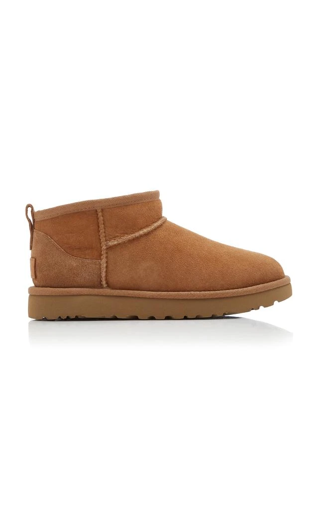 商品UGG|UGG - Classic Ultra Mini Sheepskin Ankle Boots - Tan - US 6 - Moda Operandi,价格¥1141,第1张图片