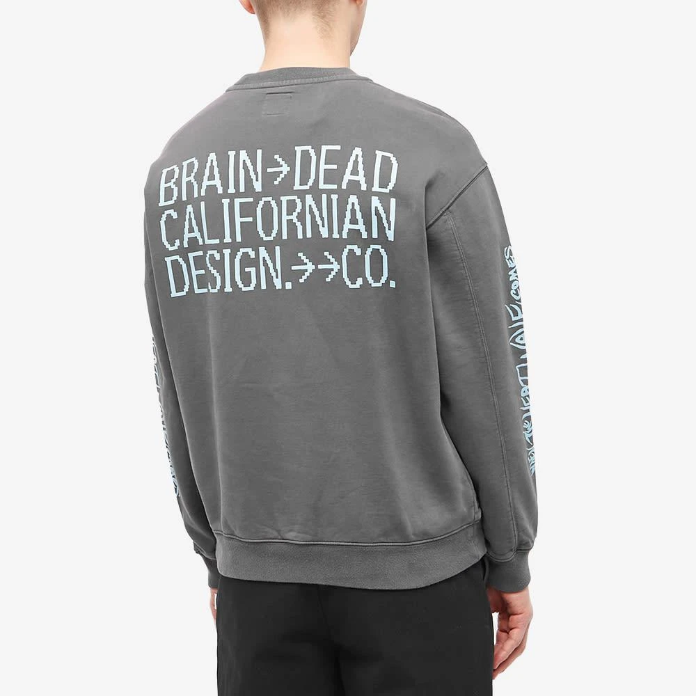 商品Brain Dead|Brain Dead Electronic Attack Crew Sweat,价格¥465,第3张图片详细描述