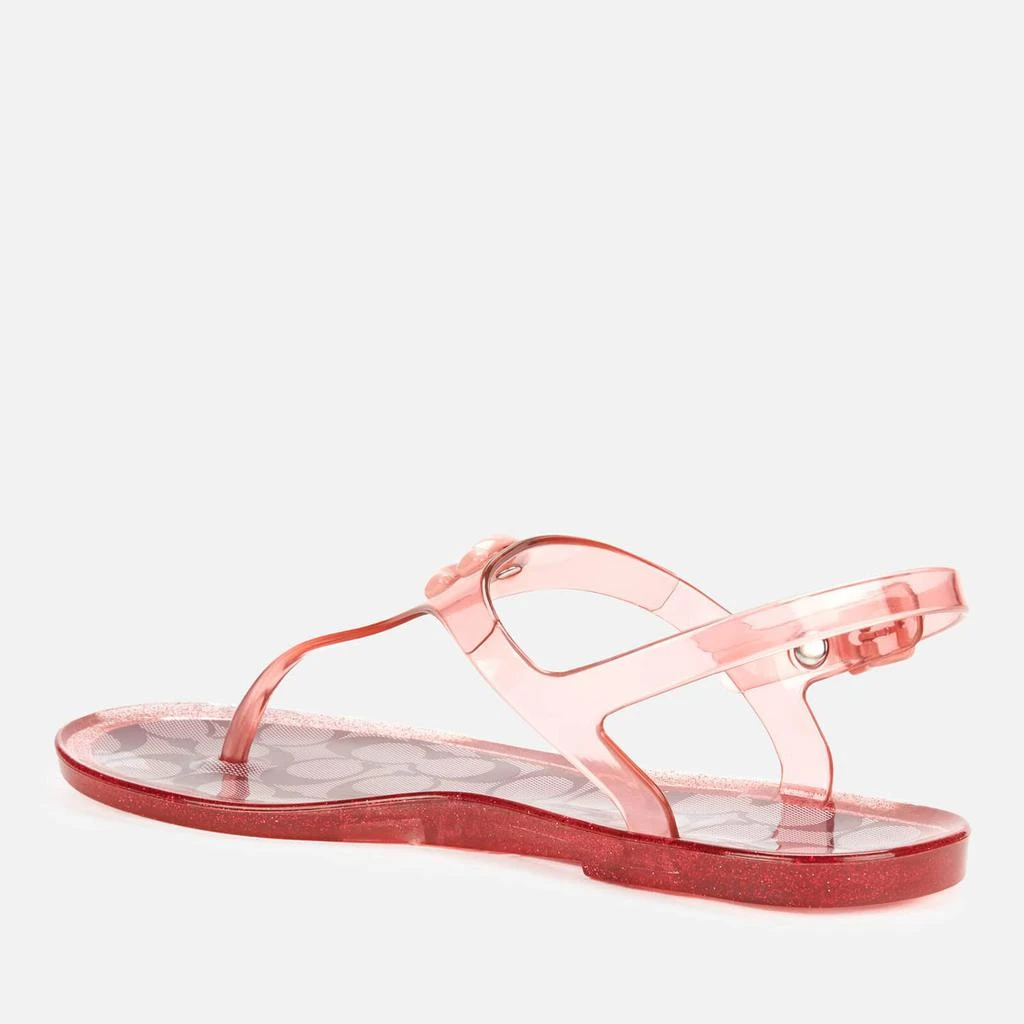 商品Coach|COACH WOMEN'S NATALEE RUBBER JELLY SANDALS - CANDY APPLE/CANDY PINK,价格¥419,第2张图片详细描述