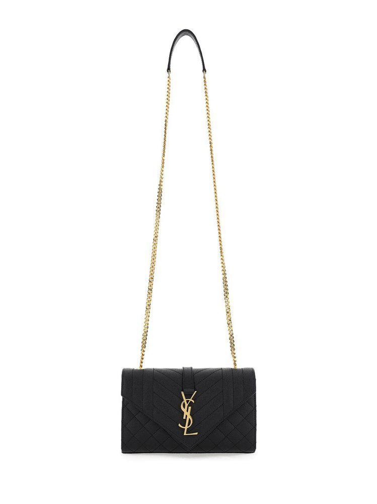 商品Yves Saint Laurent|Saint Laurent Envelope Matelassé Small Crossbody Bag,价格¥12930,第1张图片