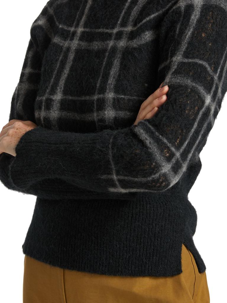Wool-Blend Knitted Lace Sweater商品第4张图片规格展示