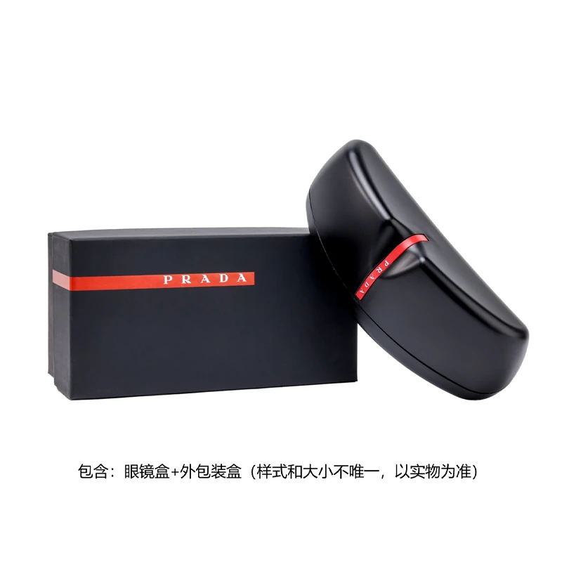 商品[国内直发] Prada|/普拉达 HERITAGE系列方框造型款假日旅行版光学眼镜VPR13Z D 男女同款 玳瑁色,价格¥1785,第2张图片详细描述