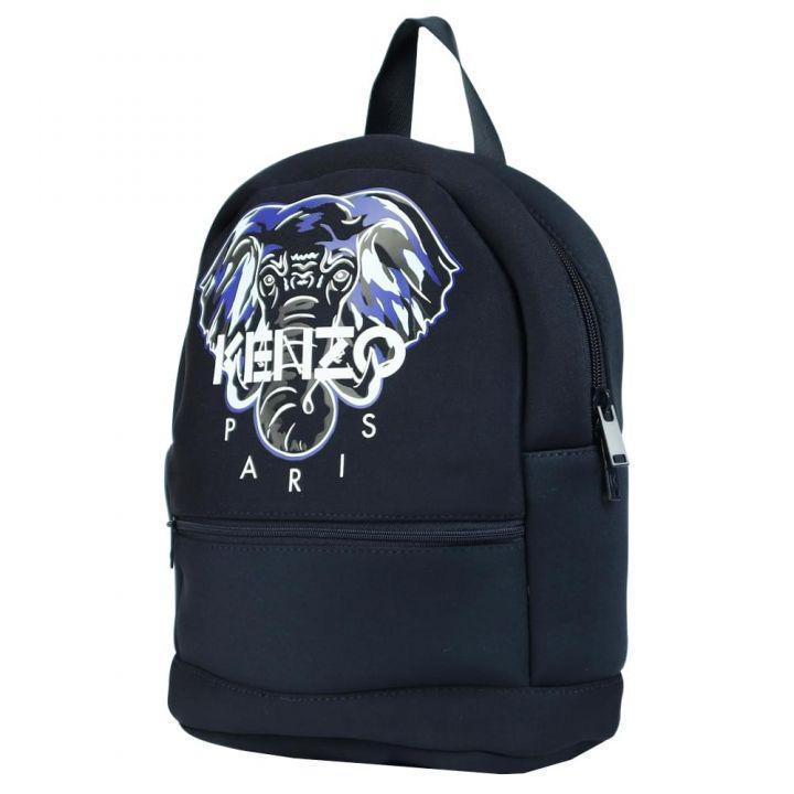 商品Kenzo|Navy Elephant Logo Backpack,价格¥968,第5张图片详细描述